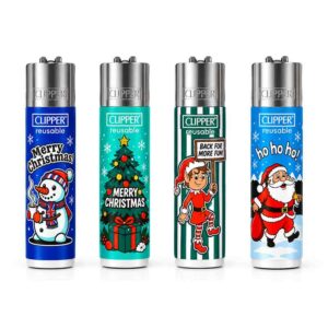 Clipper Christmas Lighters in display of 48