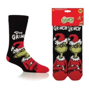 Heat Holders Mens Lite 'The Grinch' Socks UK 6-11