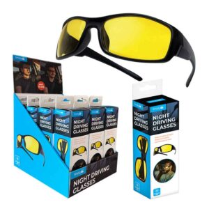 Night Vision Driving Sunglasses in Display of 12