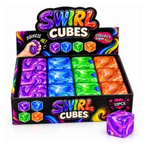 Squishy Maltose Cool Cube 5cm in Display of 12