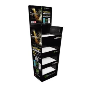 Monster Nitro Blue Floor Display