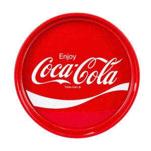 Coca Cola Round Metal Tray
