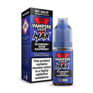 Vampire Vape Max Blueberry Sour Raspberry 10mg 10ml x 5