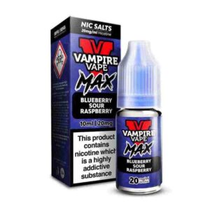 Vampire Vape Max Blueberry Sour Raspberry 20mg 10ml x 5