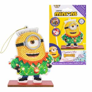 Craft Buddies Crystal Art Buddy Festive Minion Carl