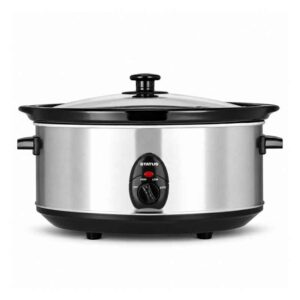 Status San Antonio Stainless Steel Slow Cooker Oval 6.5 Litre 320W