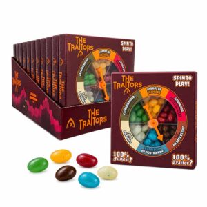 Traitors Jelly Bean Spinner Game 100g x 12