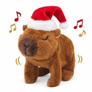Dancing Musical Christmas Capybara 12cm