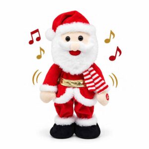 Dancing Musical Santa 32cm
