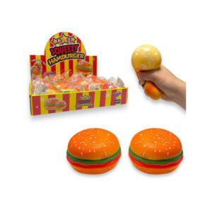 Squishy Hamburger 8cm in display of 12