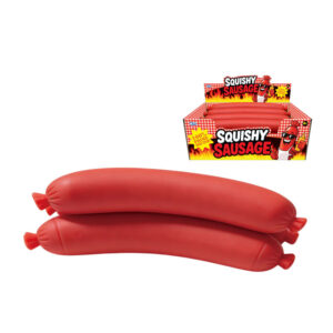 Squishy Sausage 38cm 430g in display of 8